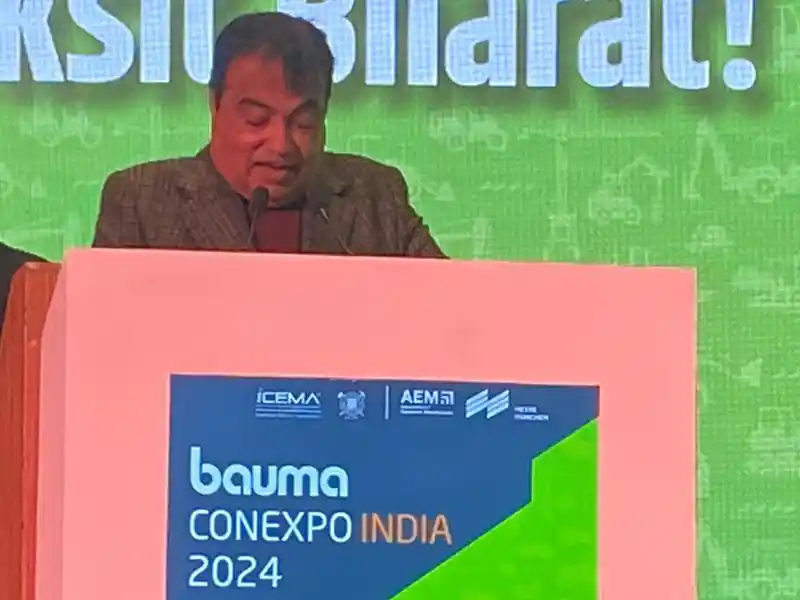 Shri Nitin Gadkari inaugurated bauma CONEXPO India 2024