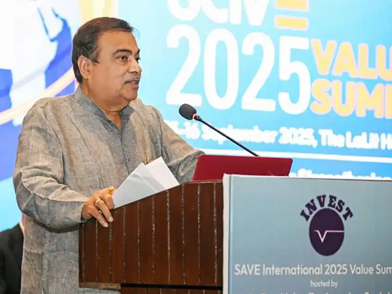 Nitin Gadkari at at the International Value Summit 2025