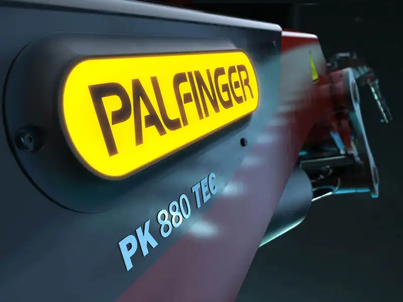 PALFINGER The world premiere of the PK 880 TEC loader crane