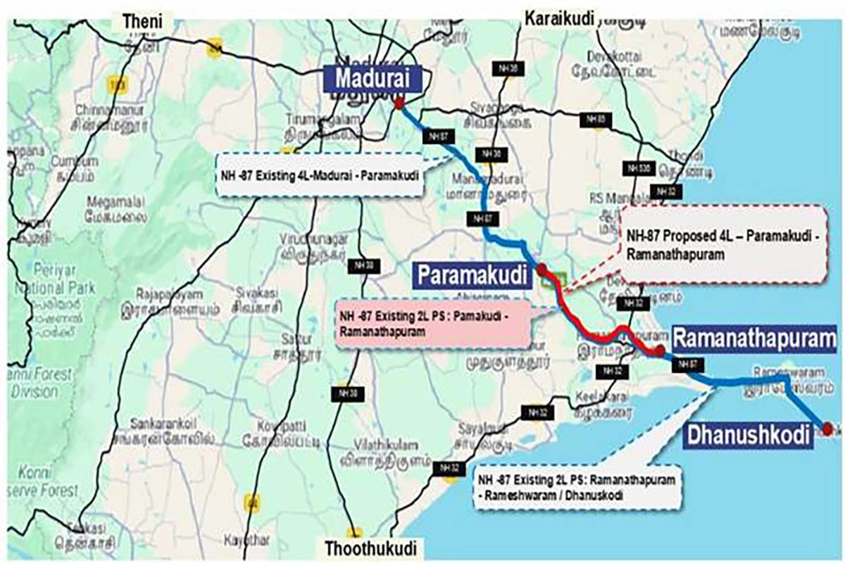 Paramakudi–Ramanathapuram Highway Project Paramakudi–Ramanathapuram Highway Project in TN