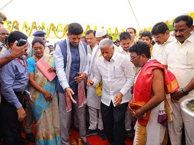 4-Lane Road Over Bridge Between Guntur and Nambur
