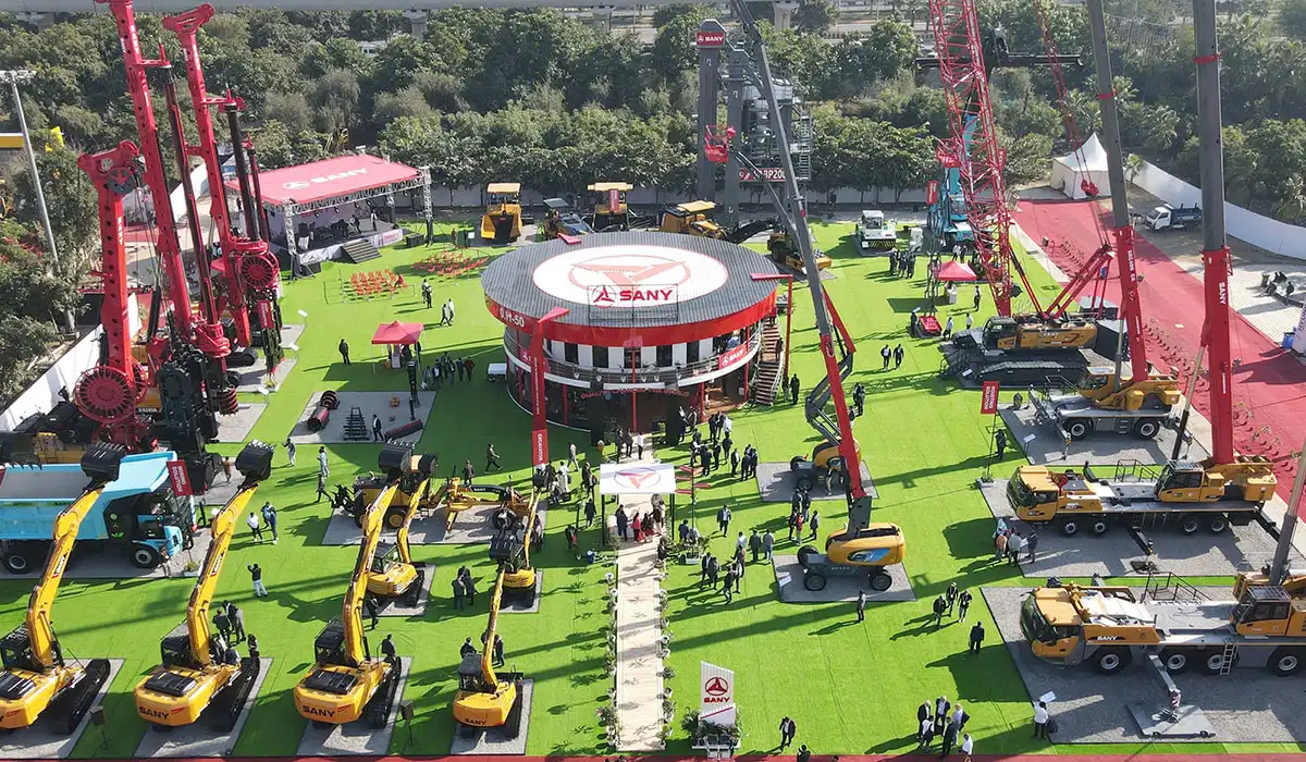 SANY India, a leading manufacturer of construction equipment