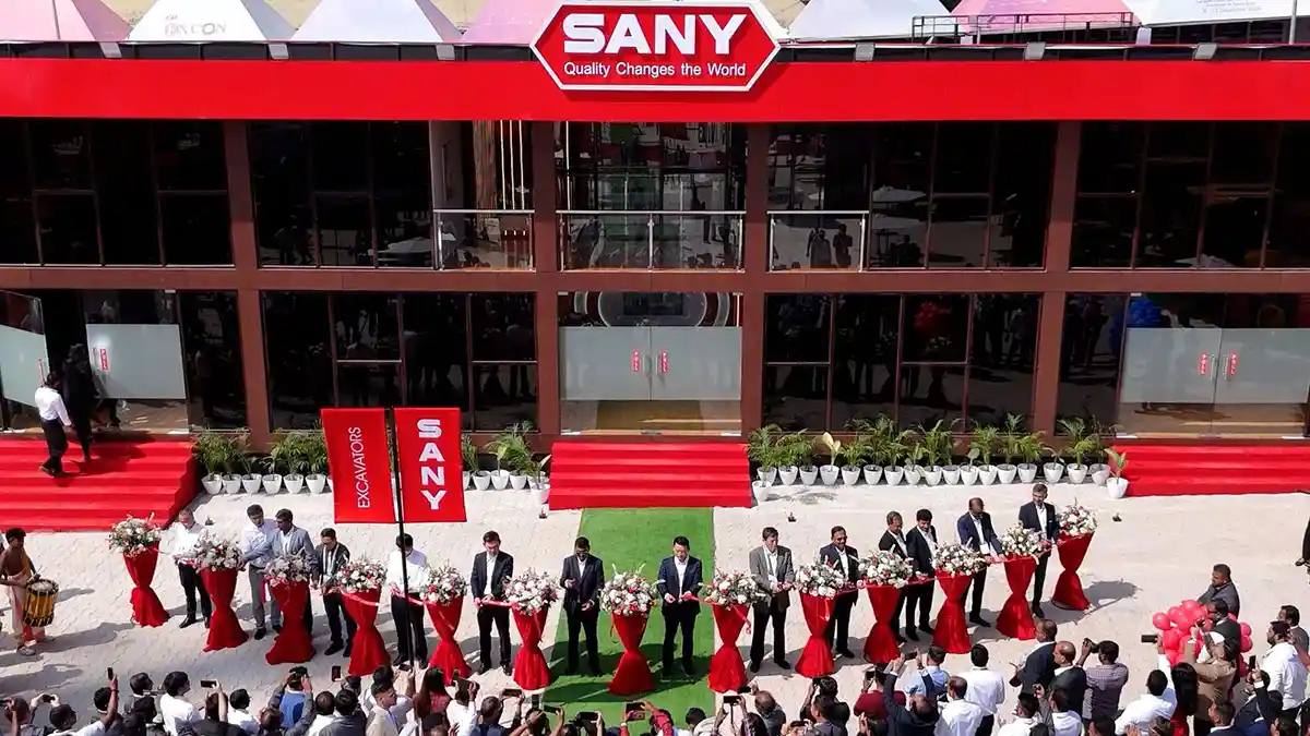 SANY-India-Stall-Inaugration
