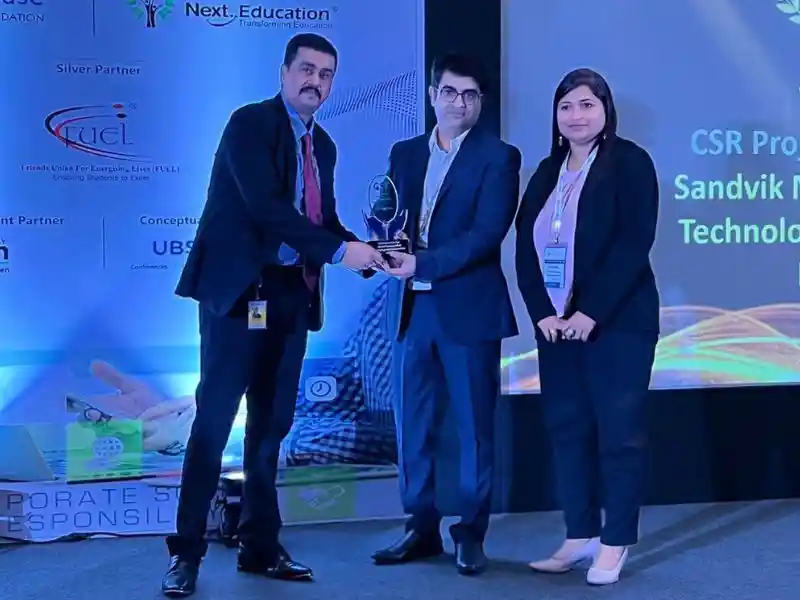 Sandvik India gets CSR Leadership & CSR Project of the Year Awards