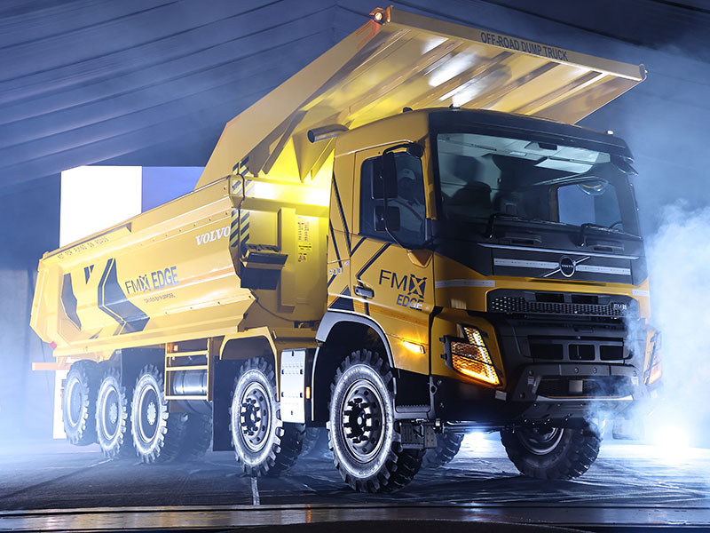 Volvo Trucks India Introduces Volvo FMX Edge Dump Truck