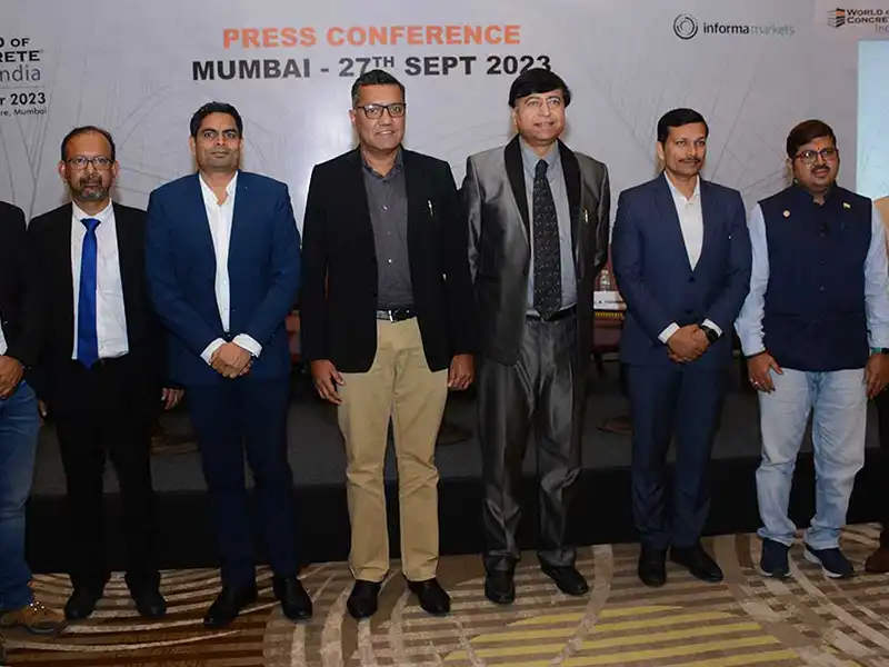 World of Concrete India 2023 to be held from 18th Oct in Mumbai