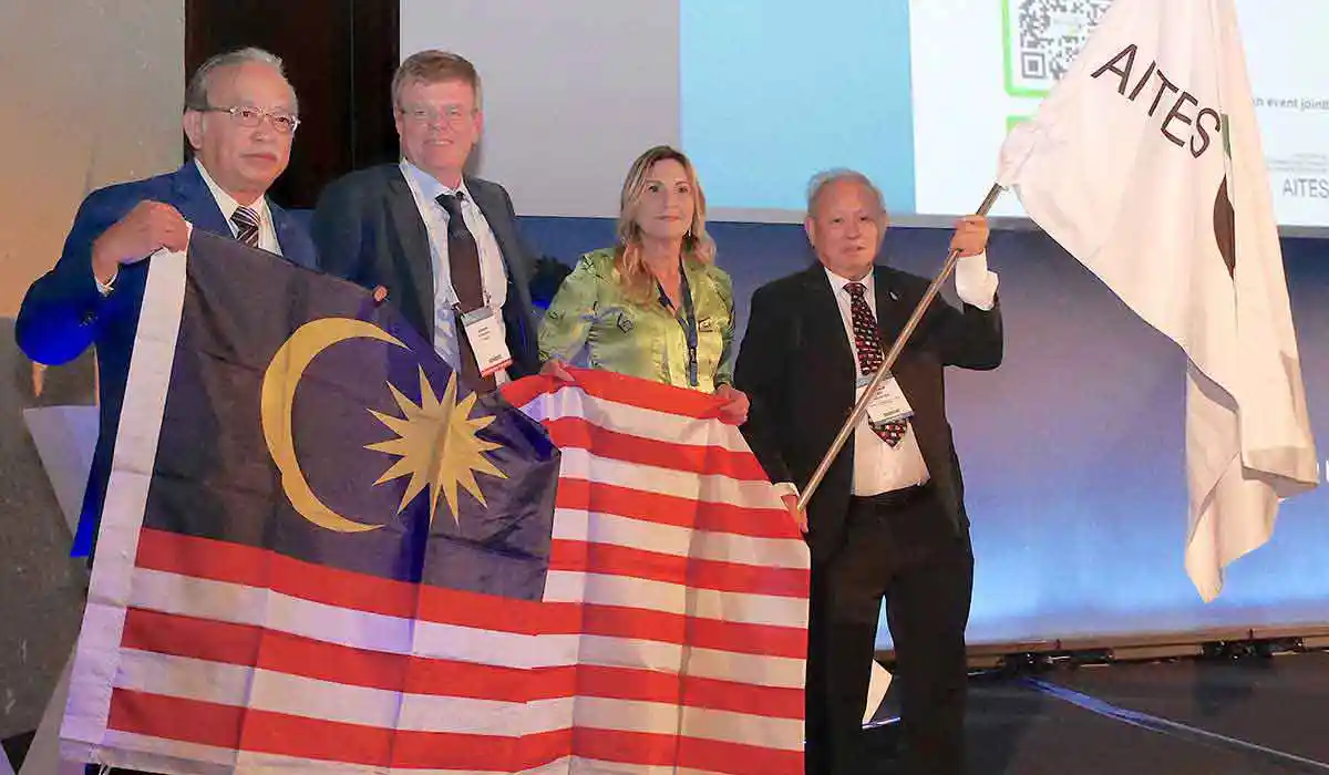 Handover of the ITA Flag to Malaysia as the host country for WTC 2020