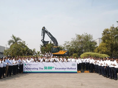 HD Hyundai Rolls Out its 50,000th Excavator