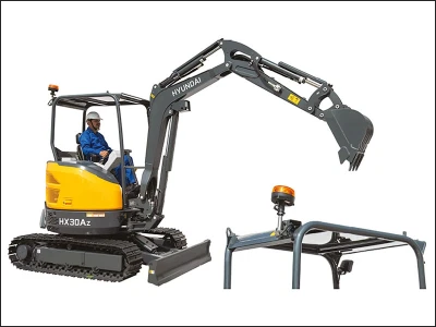 HD Hyundai HX30AZ Mini Excavator Ensures Fuel Eﬃciency & Operator Ease