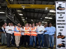 CASE India Rolls Out 20,000th Vibratory Compactor in India